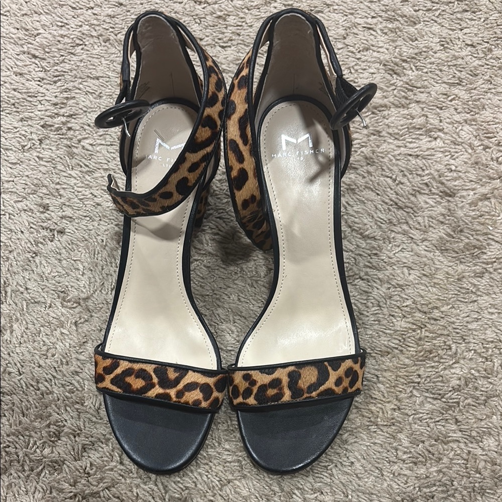 Marc Fisher Leopard Print Women's Sandals